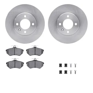 R1 Concepts WFWH1-74056 E- Line Series Brake Rotor W/ Ceramic Brake Pads & Hdw